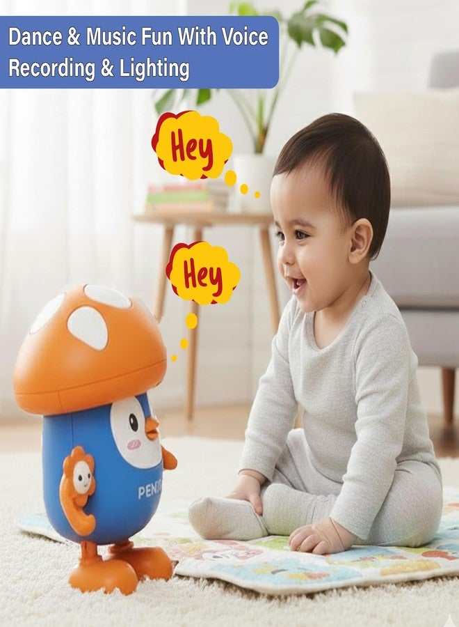 NHR Dancing Mushroom Musical Toy for Kids | Talking Cartoon Toy with Lights, Music, Dancing & Voice Recording | Fun Gift for Boys & Girls (Ages 2+) - Image 2